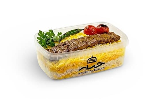 چلو کباب برگ گوسفندی