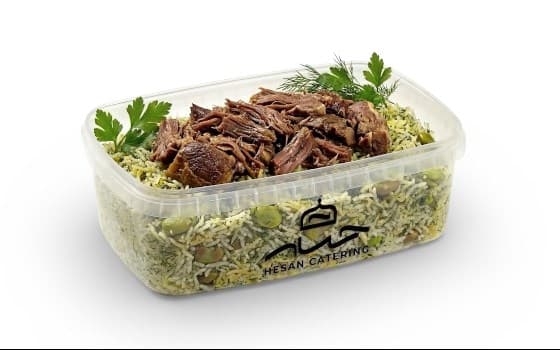 باقالی پلو با گوشت گوسفندی